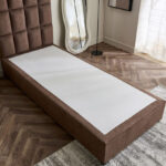 Curvy Rubik Single Upholstered Bed - 90x200 cm