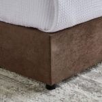 Curvy Rubik Single Upholstered Bed - 90x200 cm