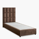 Curvy Rubik Single Upholstered Bed - 90x200 cm