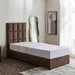 Curvy Rubik Single Upholstered Bed - 90x200 cm - Image 12