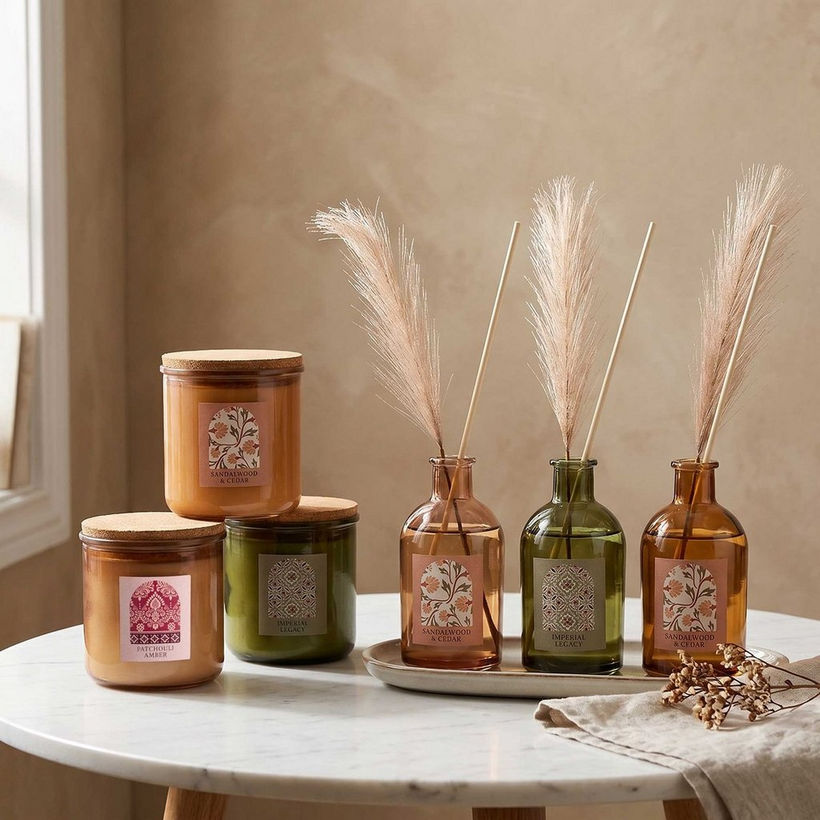 Nuvori Gardenia Patchouli Amber Jar Candle - 340 gm - Image 2