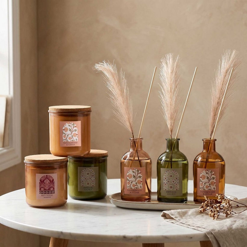 Nuvori Gardenia Sandalwood and Cedar Jar Candle - 340 gm - Image 2