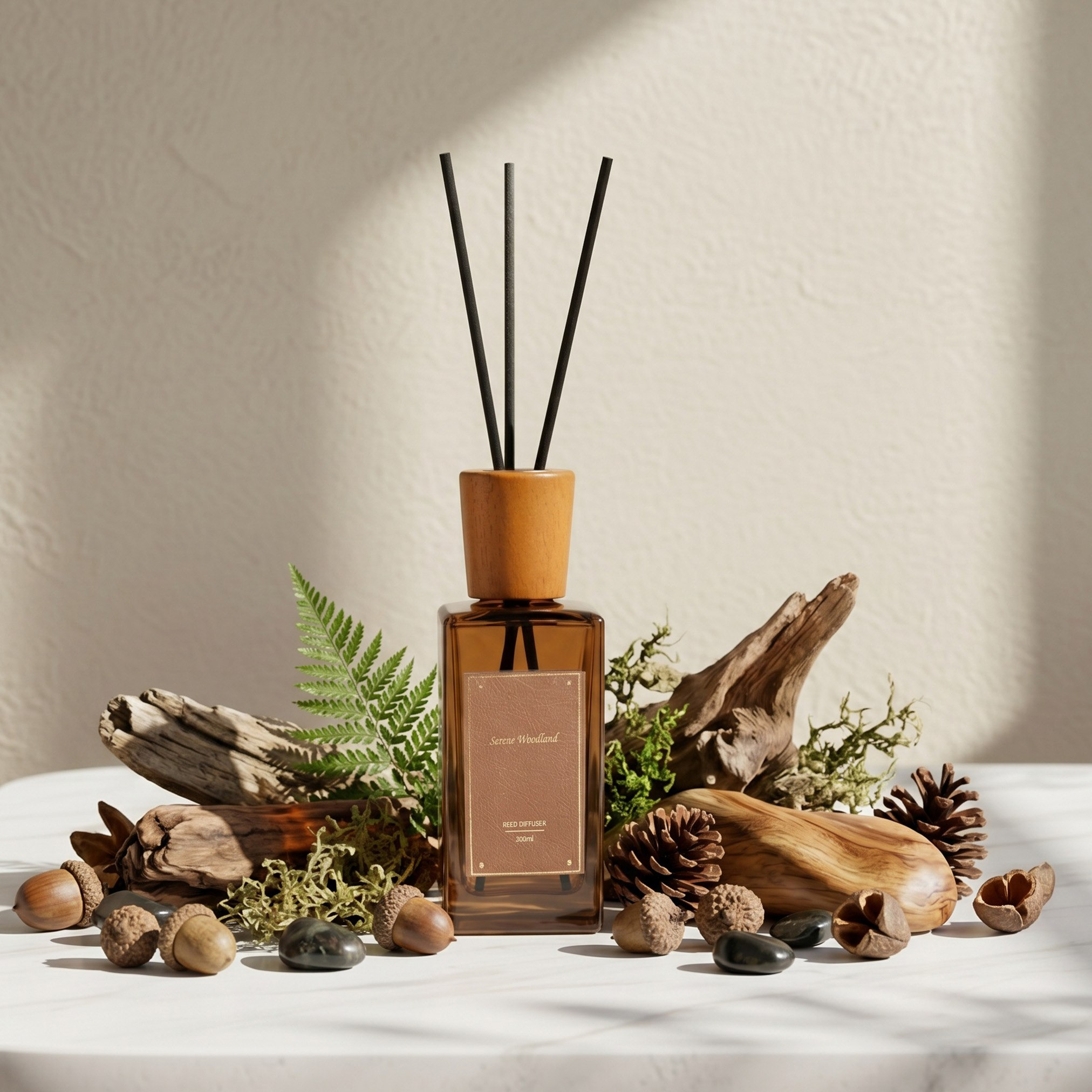 Nuvori Scentelier Serene Woodland Reed Diffuser - 200 ml