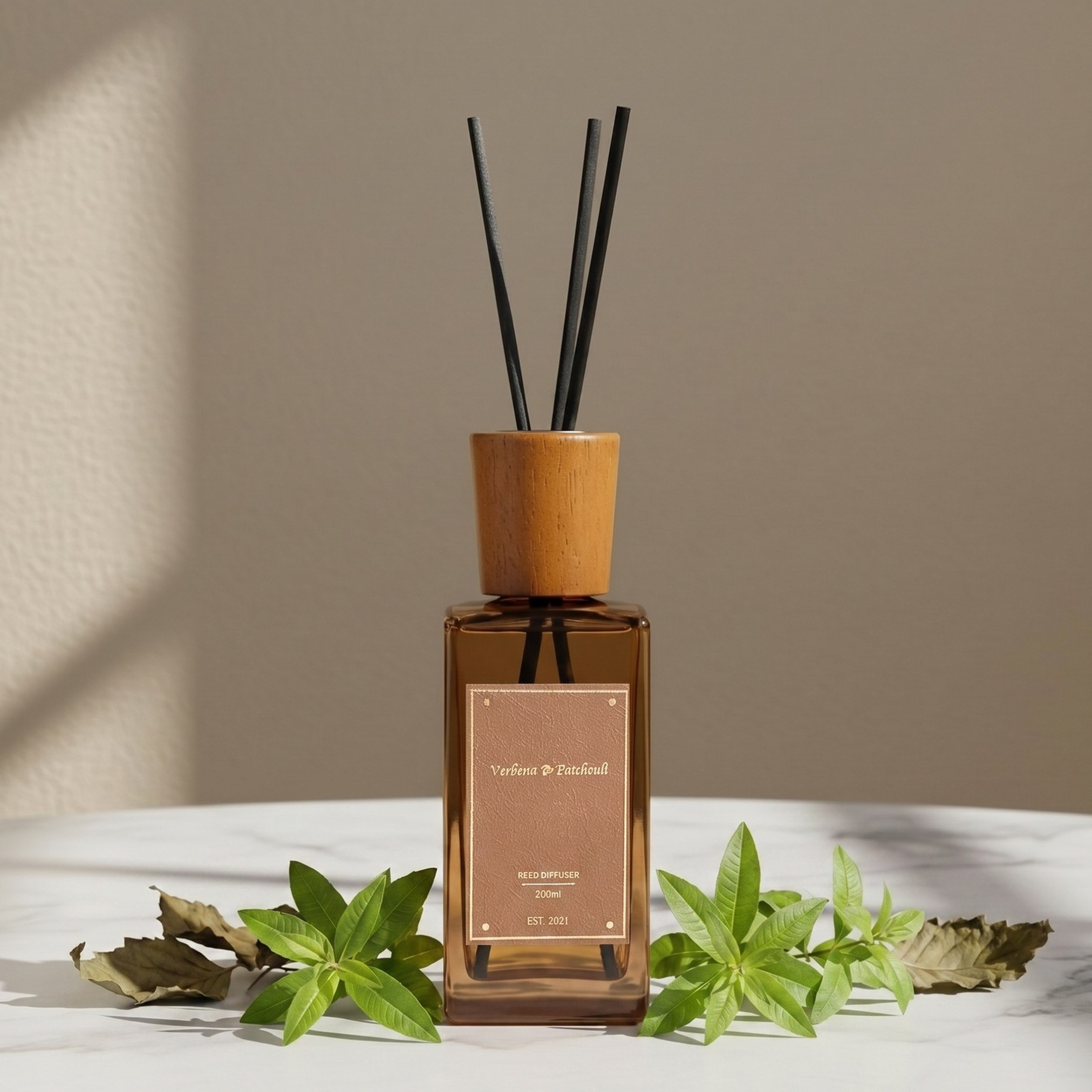 Nuvori Scentelier Verbena and Patchouli Reed Diffuser - 200 ml