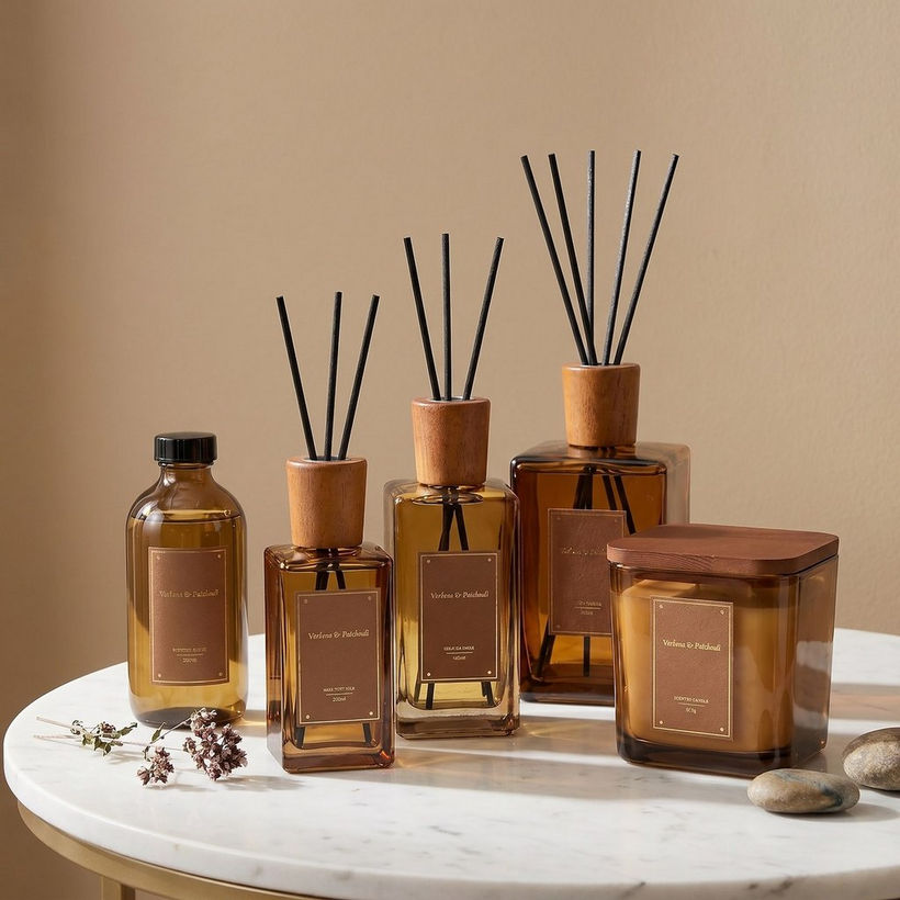 Nuvori Scentelier Verbena and Patchouli Reed Diffuser - 200 ml - Image 2