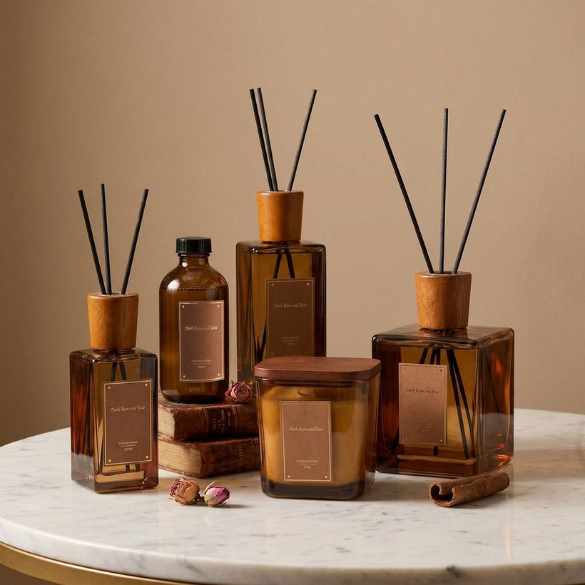 Nuvori Scentelier Dark Rum and Rose Refill Oil - 200 ml - Image 2