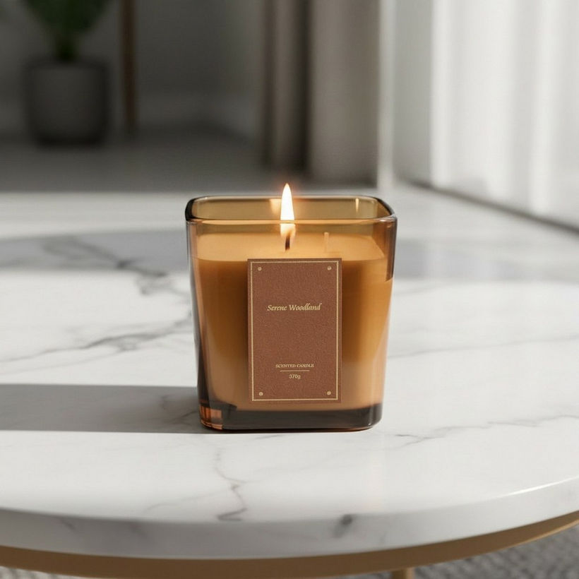 Nuvori Scentelier Serene Woodland Jar Candle - 370 gm - Image 3