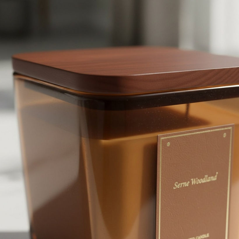 Nuvori Scentelier Serene Woodland Jar Candle - 370 gm - Image 4