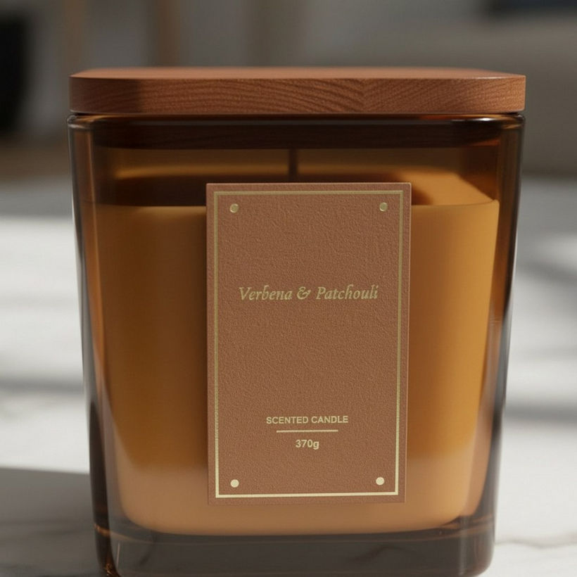Nuvori Scentelier Verbena and Patchouli Jar Candle - 370 gm - Image 4