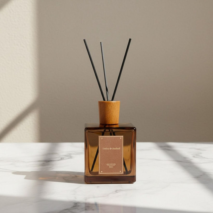 Nuvori Scentelier Verbena & Patchouli Reed Diffuser - 500 ml - Image 3