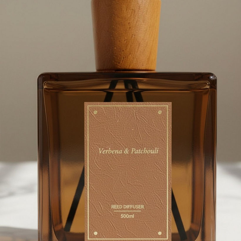 Nuvori Scentelier Verbena & Patchouli Reed Diffuser - 500 ml - Image 4