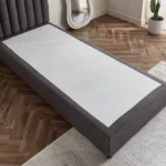 Curvy Haze Upholstered Single Bed - 90x200 cm