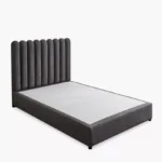 Curvy Haze Upholstered Twin Bed - 120x200 cm