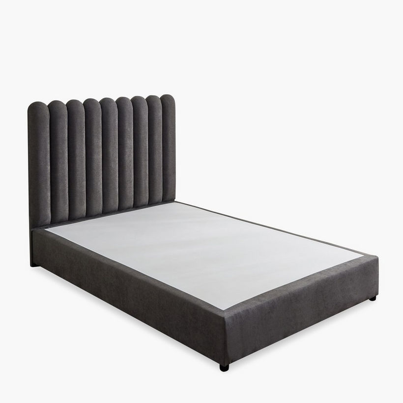 Curvy Haze Upholstered Queen Bed - 140x200 cm - Image 10