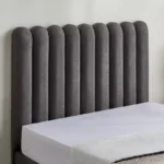 Curvy Haze Upholstered Queen Bed - 160x200 cm