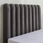 Curvy Haze Upholstered Queen Bed - 160x200 cm