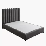 Curvy Haze Upholstered Queen Bed - 160x200 cm