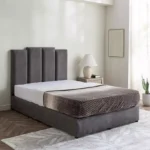 Curvy Riston Upholstered Twin Bed - 120x200 cm