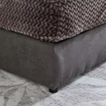 Curvy Riston Upholstered Twin Bed - 120x200 cm