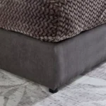 Curvy Riston Upholstered Queen Bed - 140x200 cm