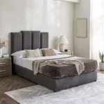 Curvy Riston Upholstered Queen Bed - 140x200 cm