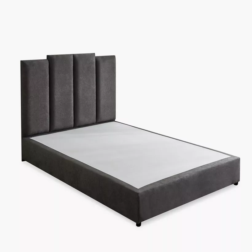 Curvy Riston Upholstered Queen Bed - 140x200 cm - Image 10