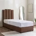 Curvy Riston Upholstered Single Bed - 90x200 cm - Image 11