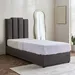 Curvy Riston Upholstered Single Bed - 90x200 cm - Image 12