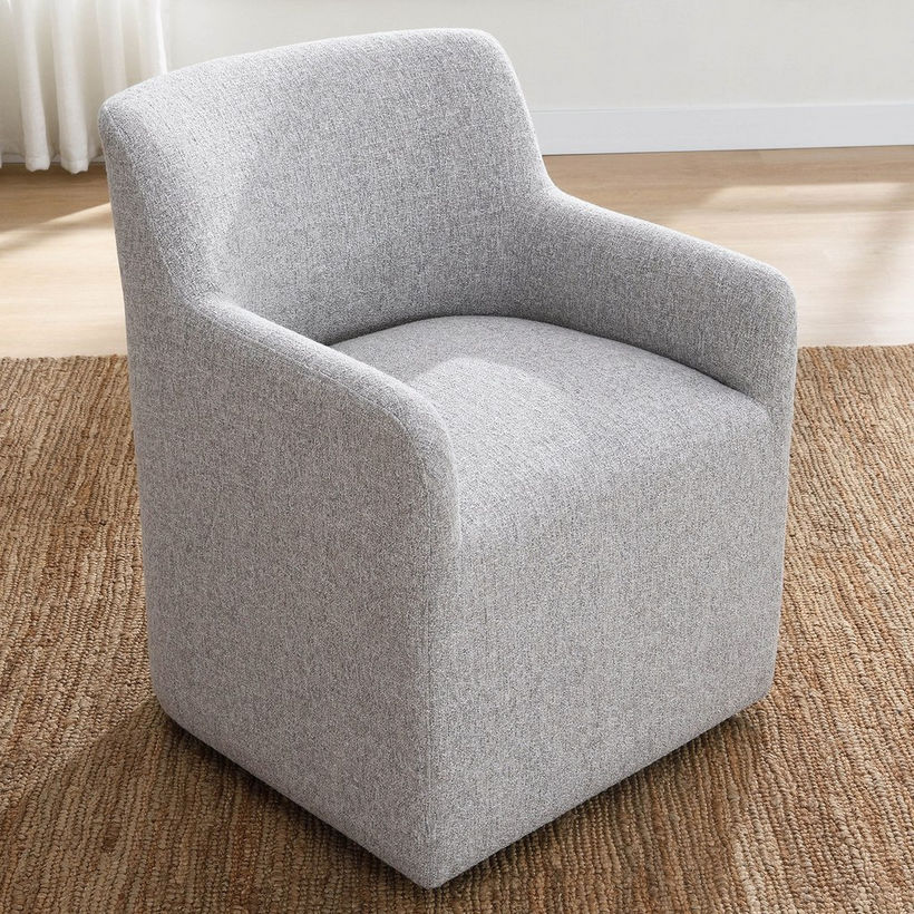 Dumon Dining Chair with Casters - Image 4