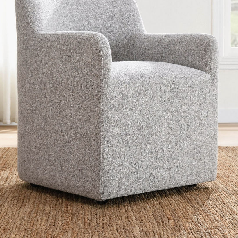Dumon Dining Chair with Casters - Image 6