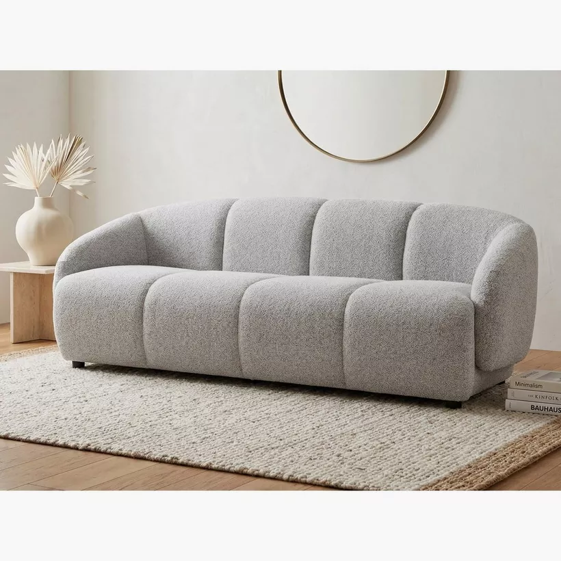 Arcos 3-Seater Fabric Sofa - Image 3