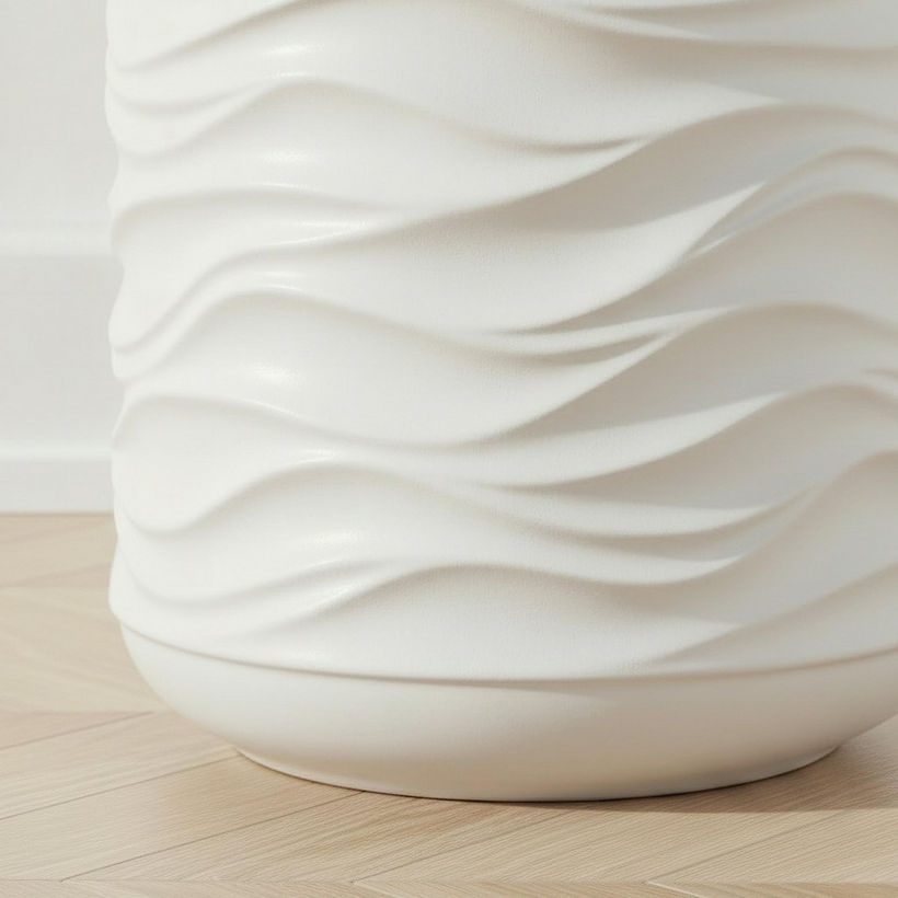 Opaline Vogish Decorative Ceramic Planter - 31x31x41 cm - Image 4