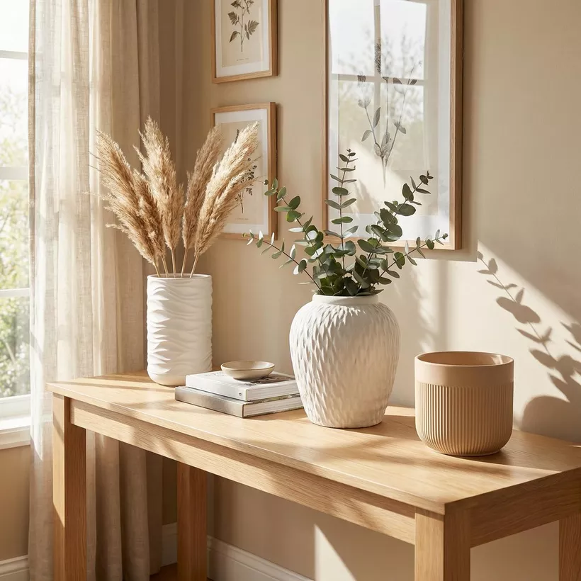 Opaline Vogish Decorative Ceramic Planter - 29x29x34 cm - Image 2