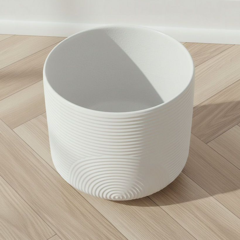 Opaline Vogish Decorative Ceramic Planter - 20.5x20.5x18.5 cm - Image 3