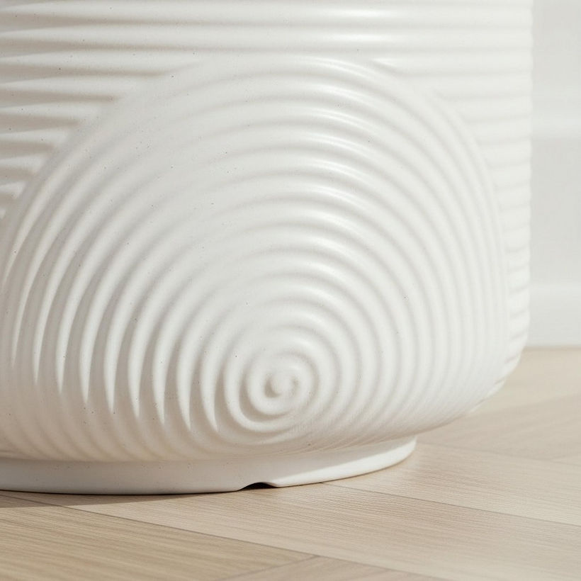 Opaline Vogish Decorative Ceramic Planter - 20.5x20.5x18.5 cm - Image 4