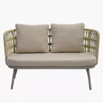 Vera Attica 4-Seater Outdoor Sofa Set with Coffee Table and Cushions