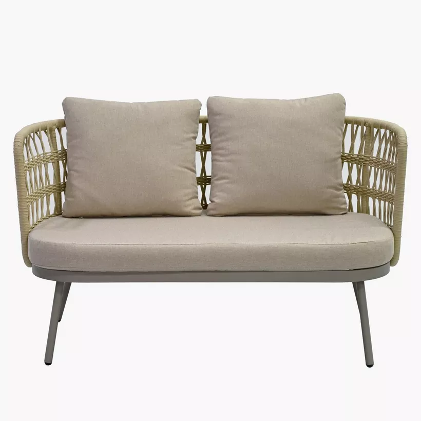 Vera Attica 4-Seater Outdoor Sofa Set with Coffee Table and Cushions - Image 4