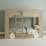 Vanilla Halmstad Doubledecker Single Bunk Bed - 90x190 cm