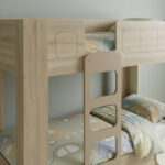 Vanilla Halmstad Doubledecker Single Bunk Bed - 90x190 cm