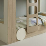 Vanilla Halmstad Doubledecker Single Bunk Bed - 90x190 cm