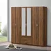 Kulltorp Plus 6-Door Wardrobe with 2 Drawers and Mirrors - Image 9