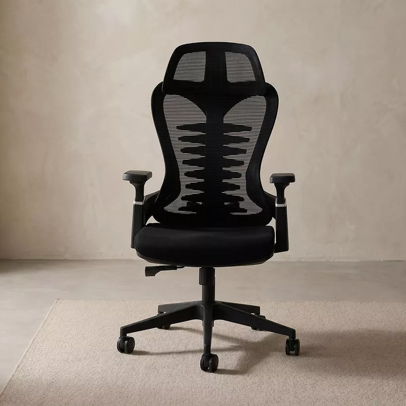 Mavis High Back Office Chair with 3D Lumbar Support and 2D Armpad - Image 6