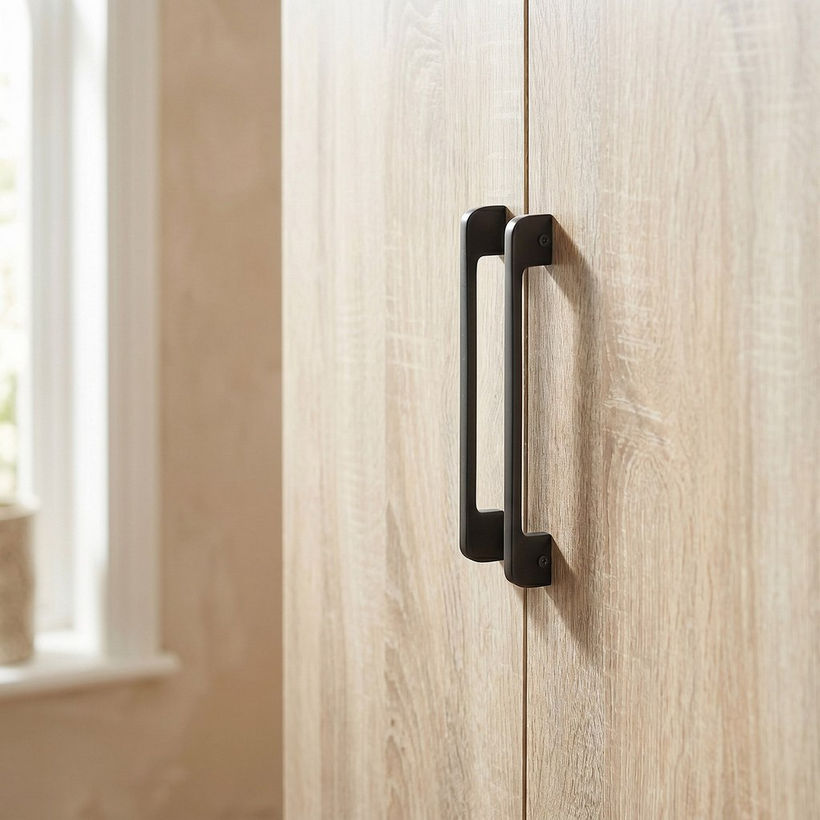 Movo Oasis Clover 6-Door Wardrobe with 2 Drawers and Mirrors - Image 5