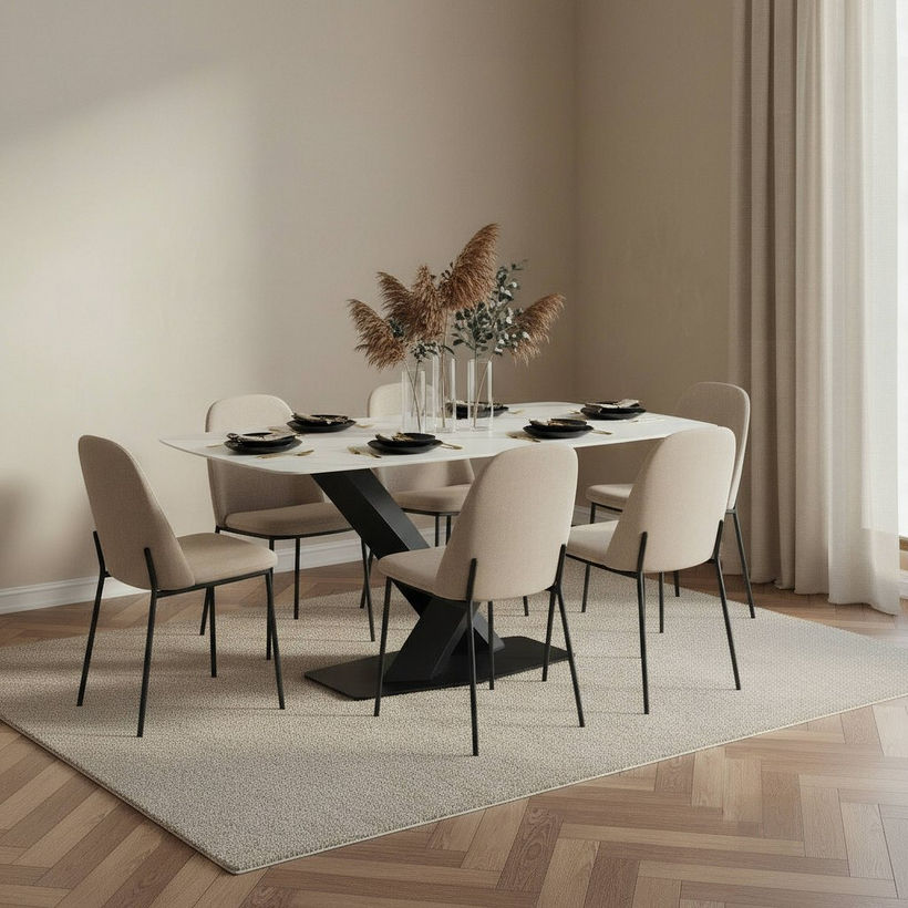 Baron NXT 6-Seater Sintered Stone Dining Table - Image 5