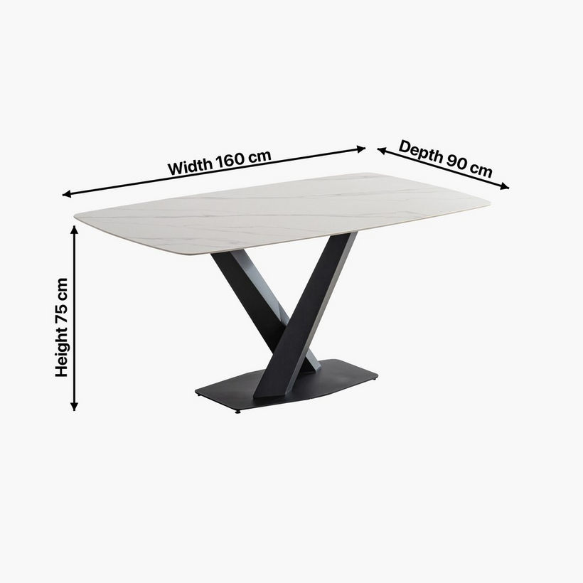 Baron NXT 6-Seater Sintered Stone Dining Table - Image 6