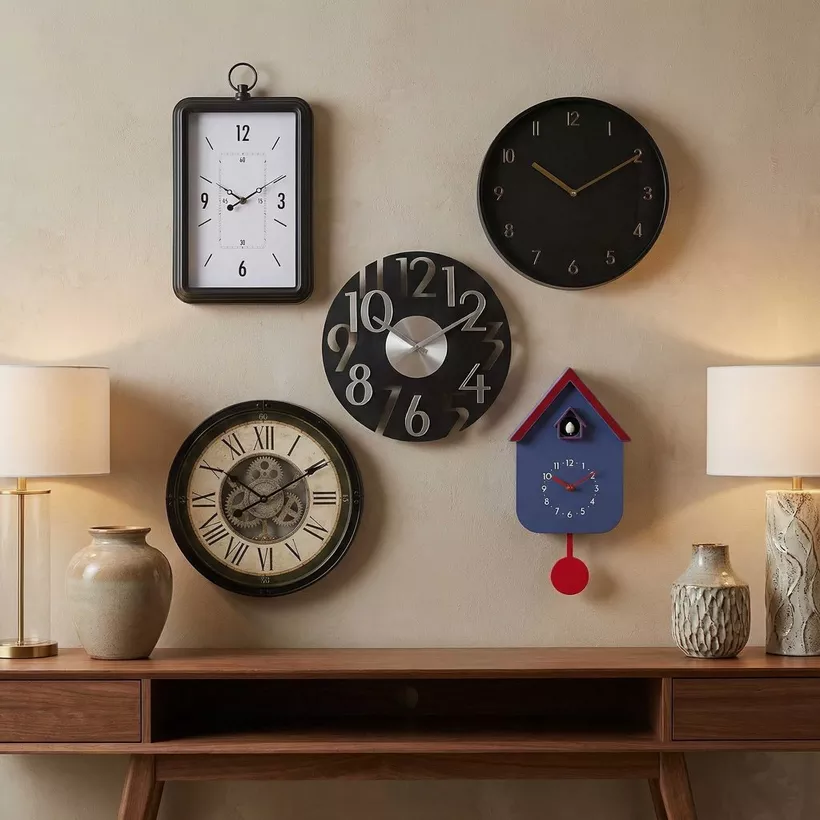 Saratoga Lume Trendy Wall Clock - 40x40x3.8 cm - Image 2