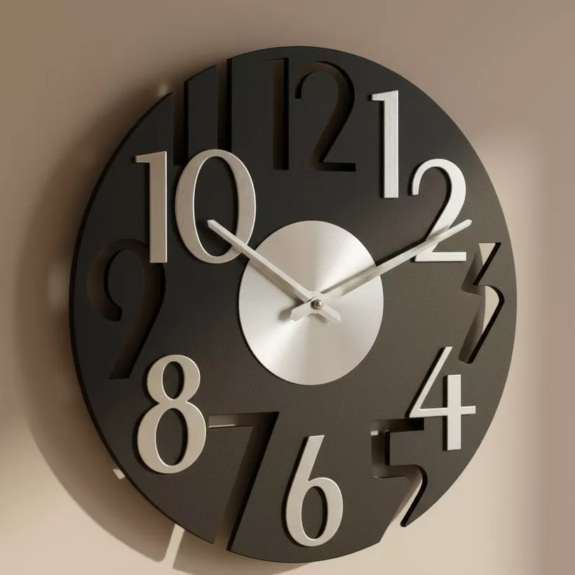 Saratoga Lume Trendy Wall Clock - 40x40x3.8 cm - Image 3