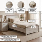 Angelic Single Bed - 90x200 cm