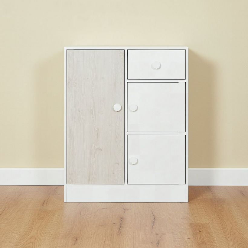 Ivory Cody Kids Cabinet with 3 Doors and 1 Drawer - Image 3