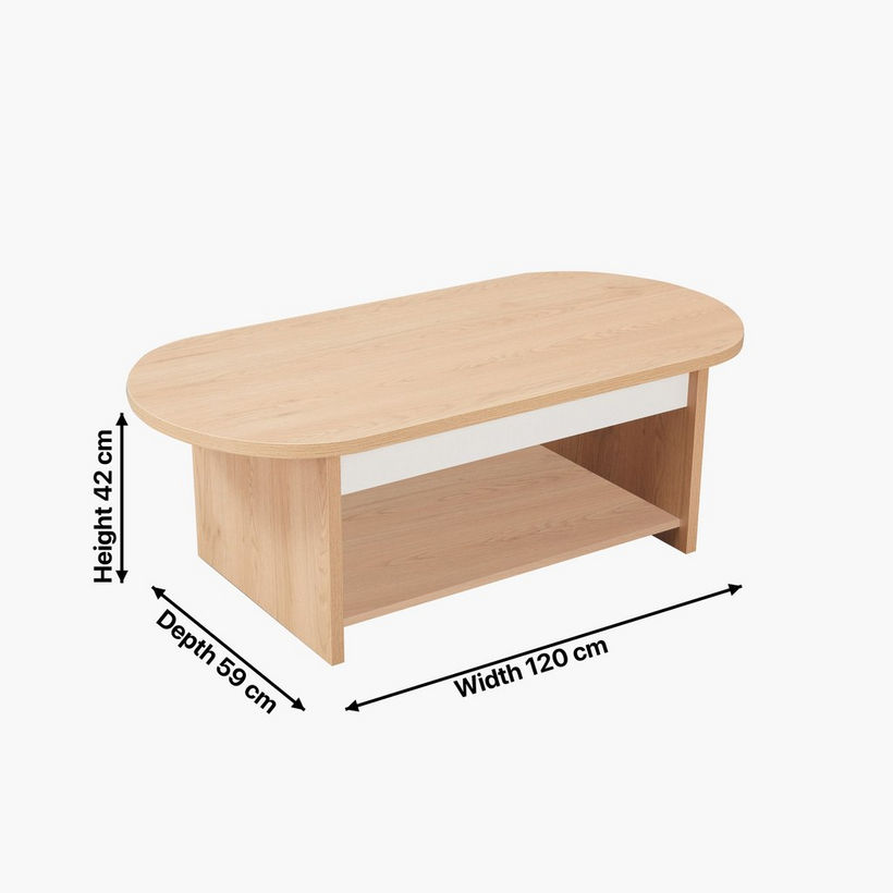 Modulix Bastian NXT Oval Coffee Table - Image 6